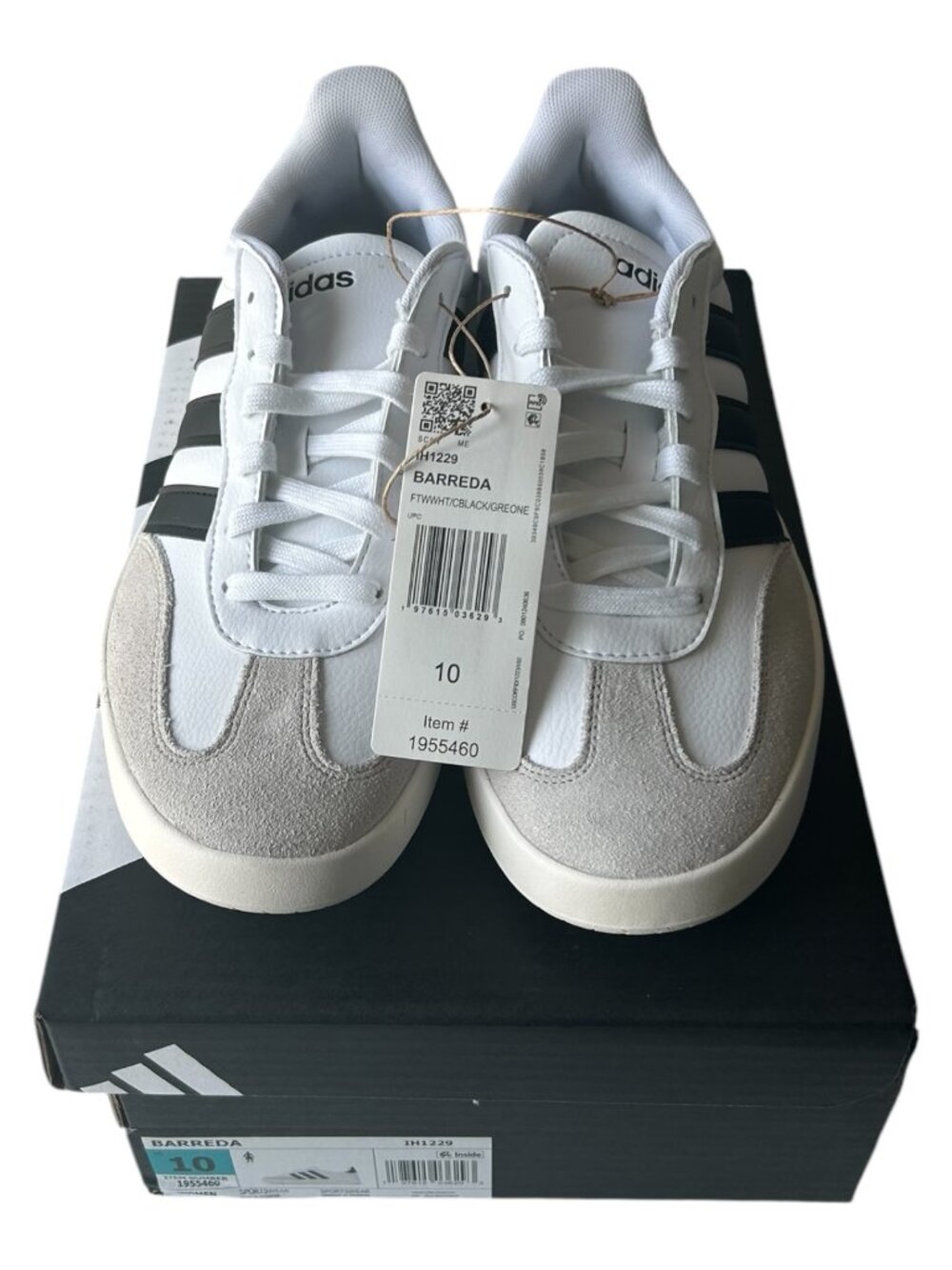 Adidas Women's Barreda Shoe White Size 10
